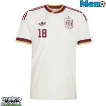 Spain Martin Zubimendi #18 Replica Away Shirt World Cup 2026 Short Sleeve